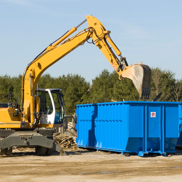 is there a minimum or maximum amount of waste i can put in a residential dumpster in Glade Valley